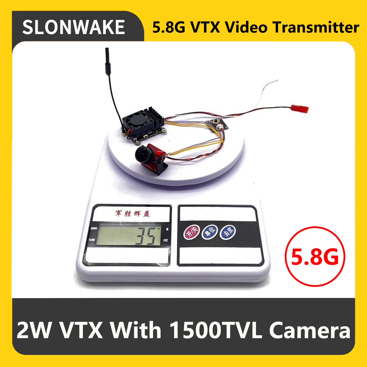 Receiver Rc Drone - SLONWAKE 5.8G 2000mW FPV VTX Transmitter