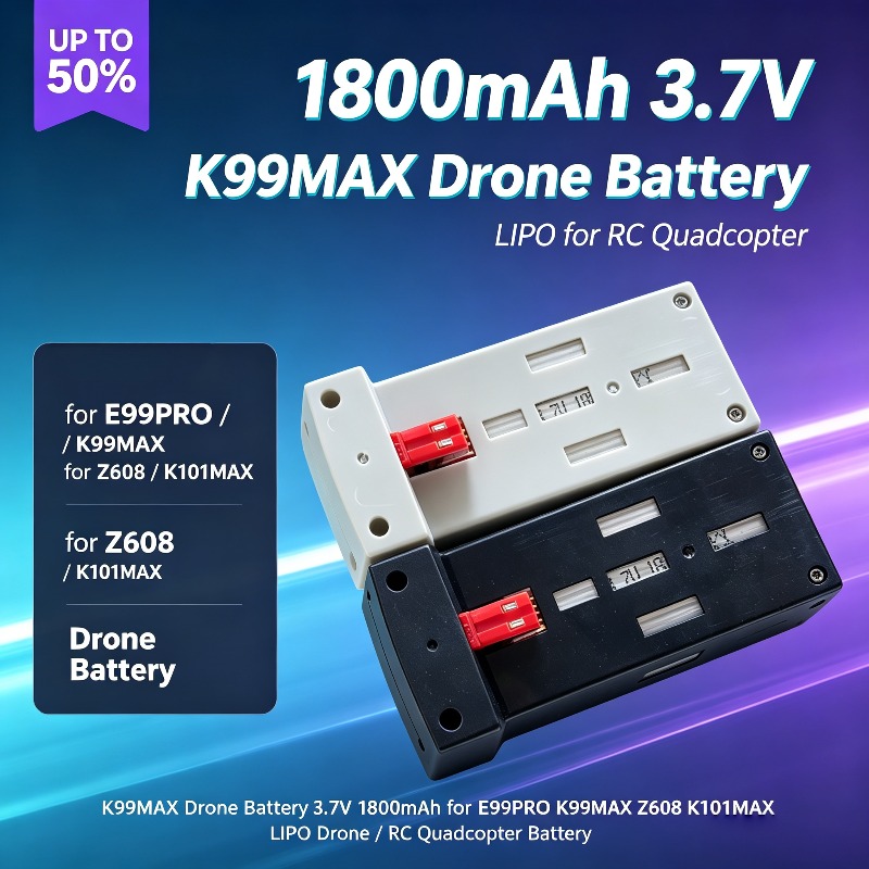 Drone Rc E99 Pro - K99MAX Drone Battery 3.7V 1800mAh for