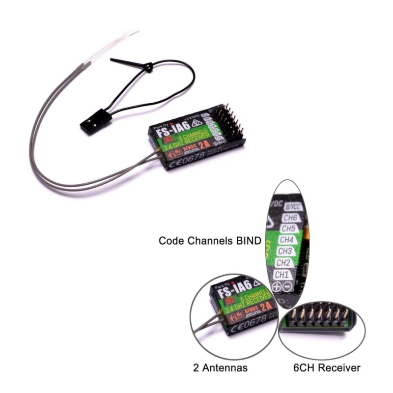 Flysky FS-IA6 Receiver 6CH Dua - Drone Rc Battery 评论和价格