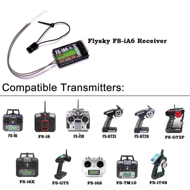 Flysky FS-IA6 Receiver 6CH Dua - Drone Rc Battery 评论和价格