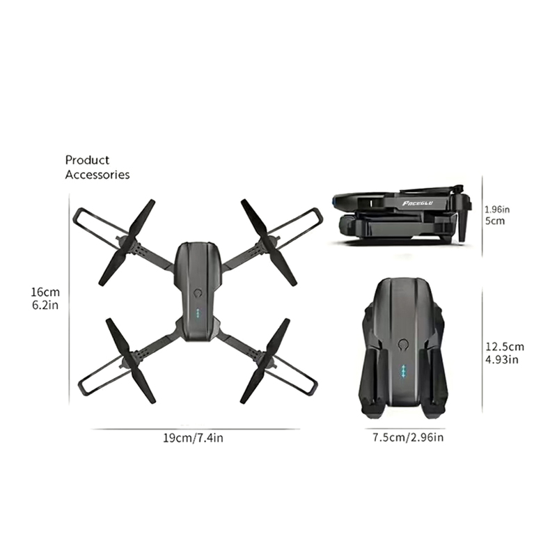 E99 Pro Mini RC Drone FACEGLE  - Drone Rc E99 Pro 评论和价格