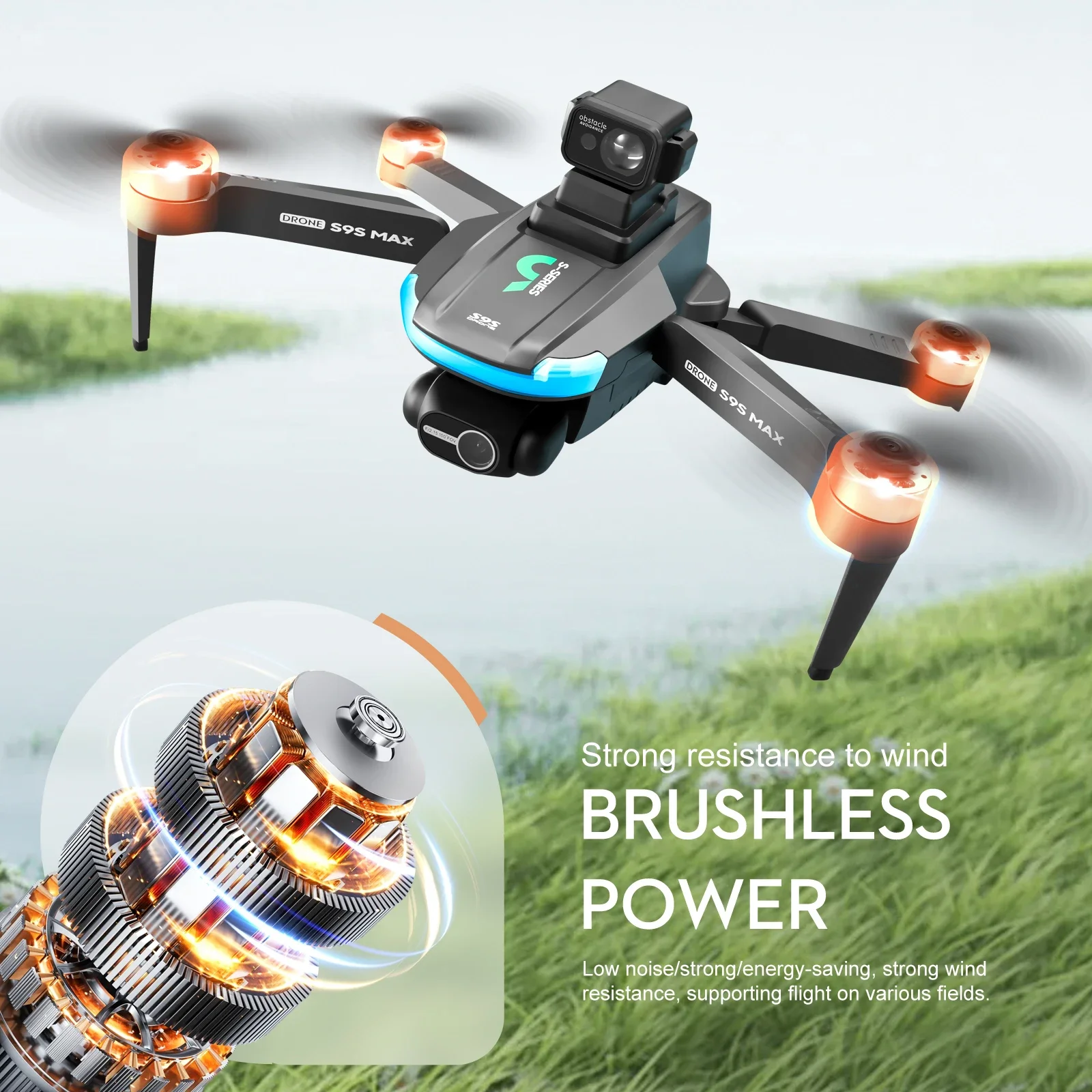 NEW S9S MAX MINI Drone 4K 2-Ax - Drone Rc Harness 评论和价格