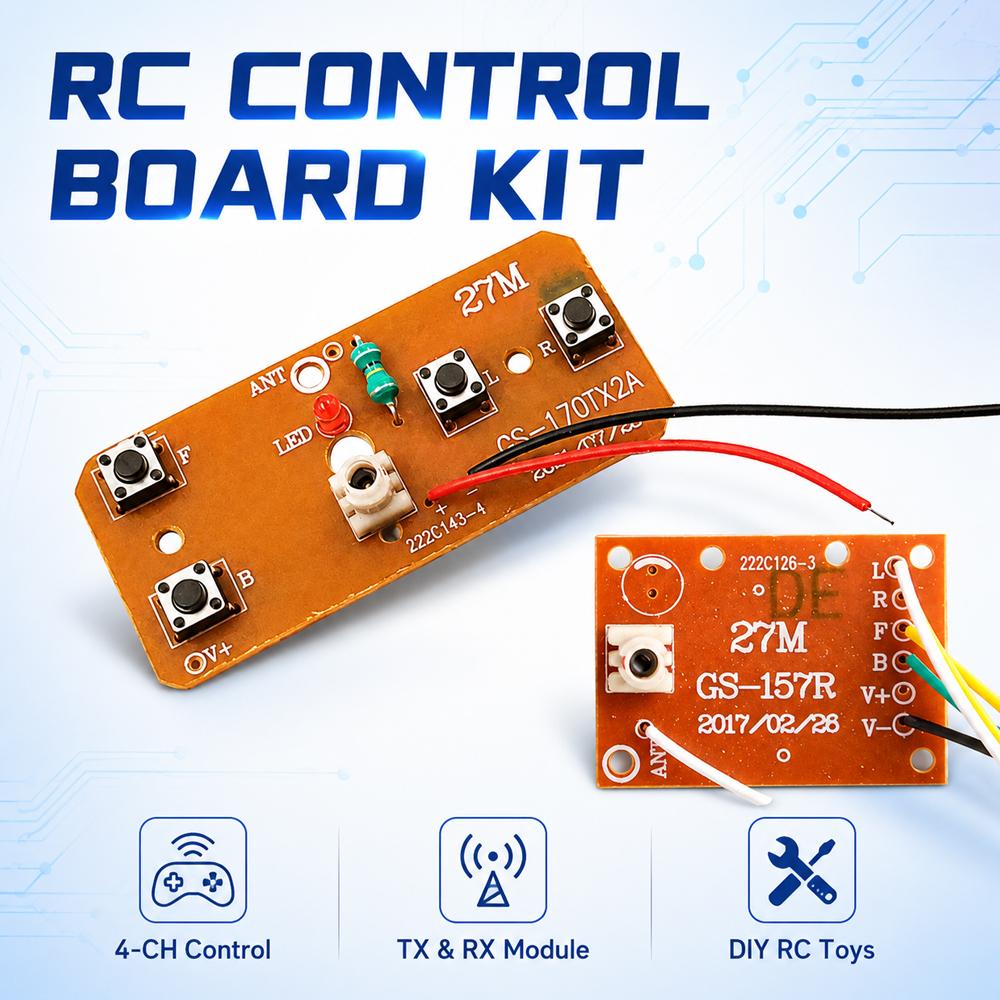 27MHz Remote Control Kit 4CH W - Joystick Rc Drone 评论和价格
