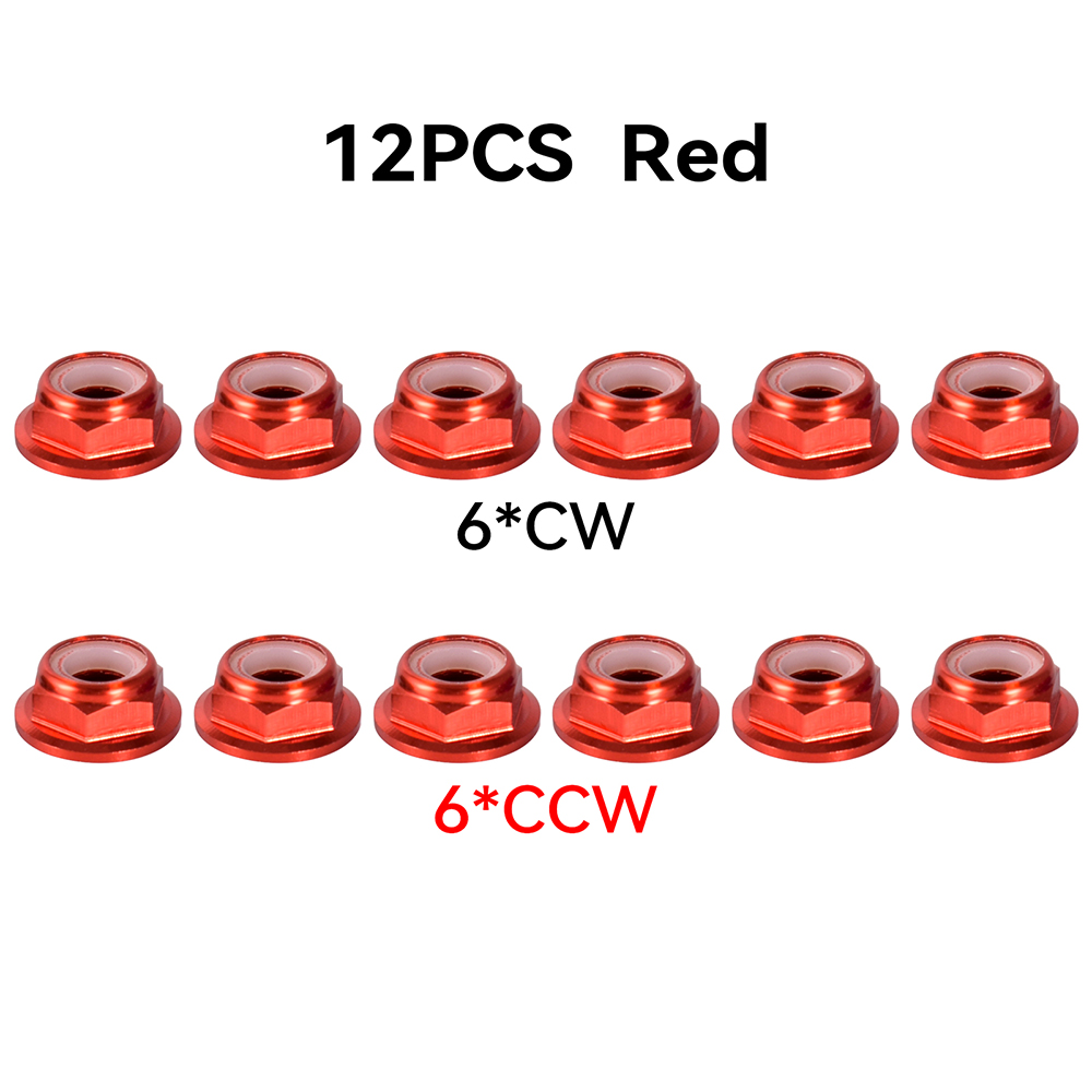 12pcs M5 Motor Screw Nuts Alum - Joystick Rc Drone 评论和价格