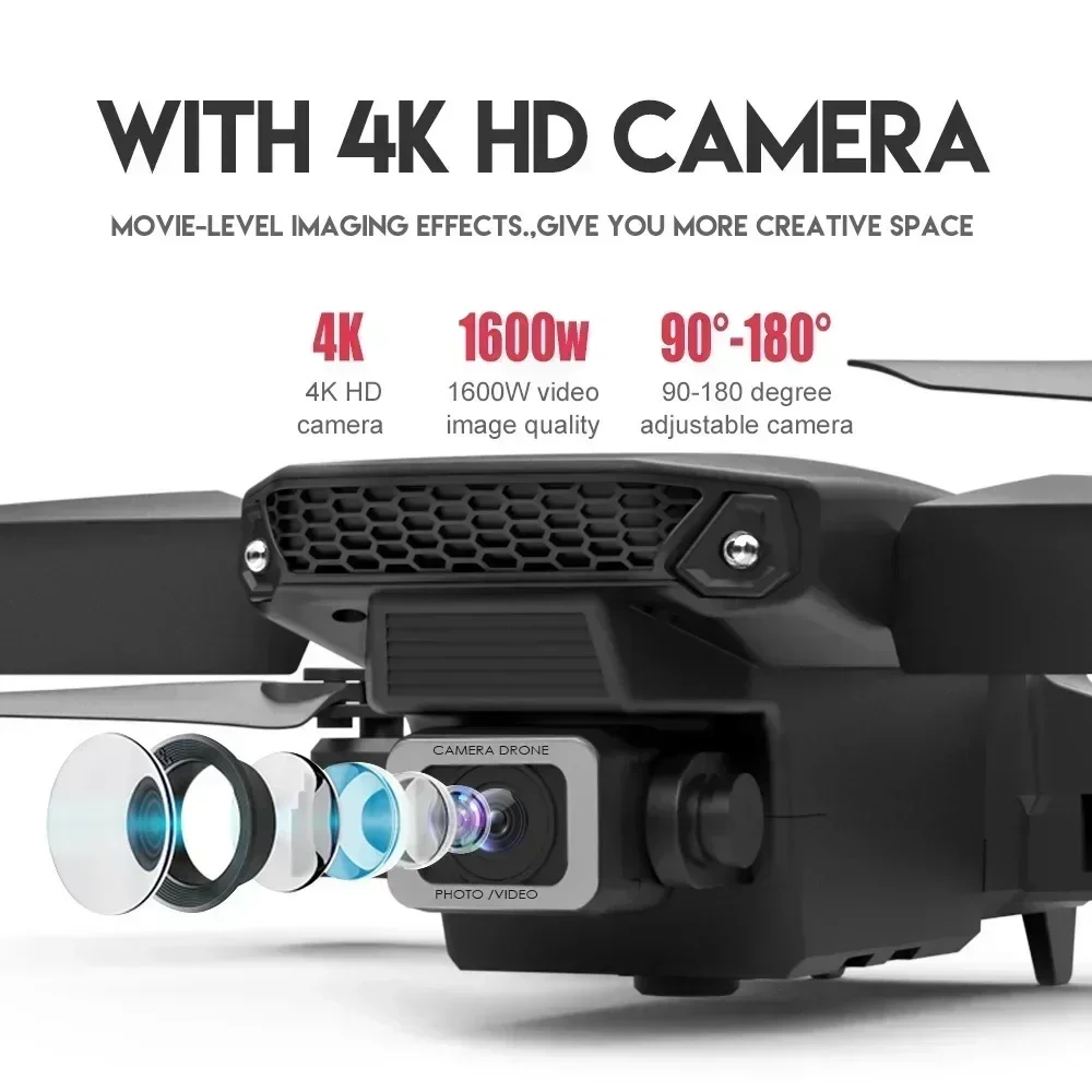 E88 Pro WIFI FPV Drone Wide An - Drone Rc Harness 评论和价格