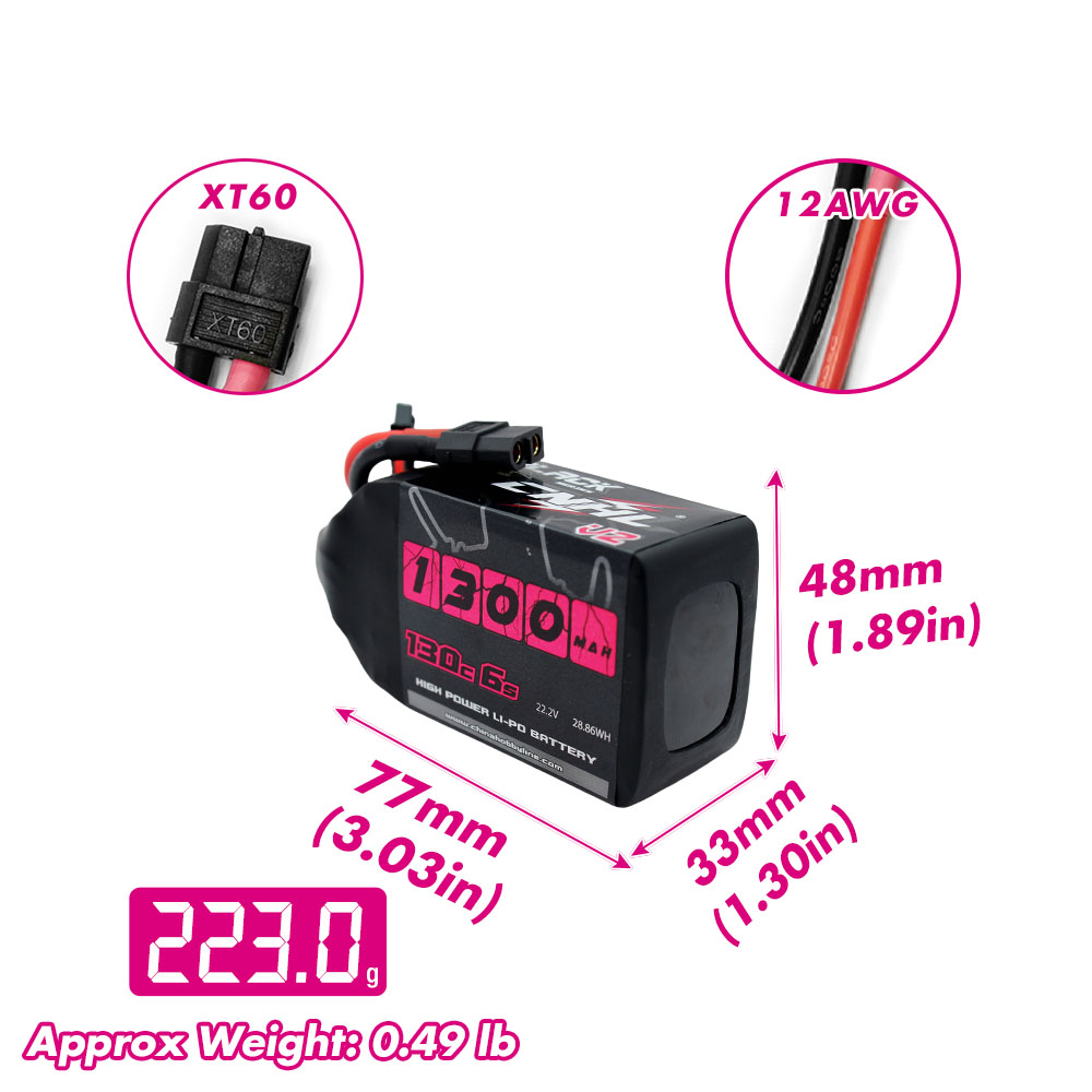 2PCS CNHL 6S 22.2V Lipo Batter - Rc Drift Car Kit 评论和价格