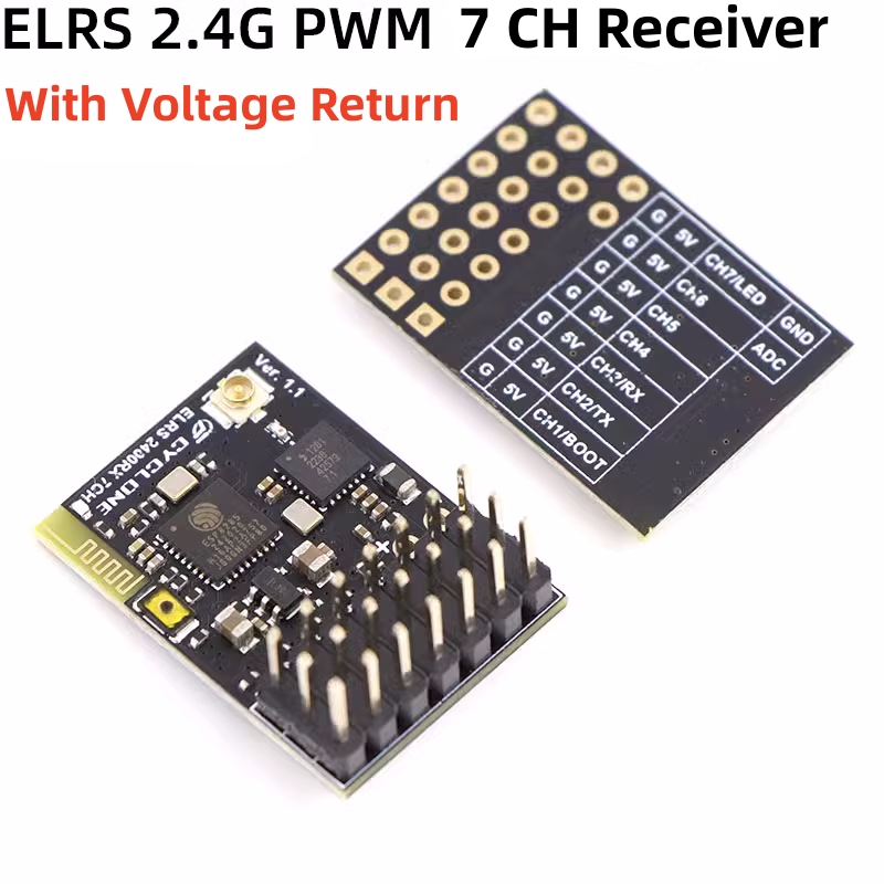 ELRS 2.4G PWM 7CH 6CH CRSF Rec - Drone Rc Battery 评论和价格
