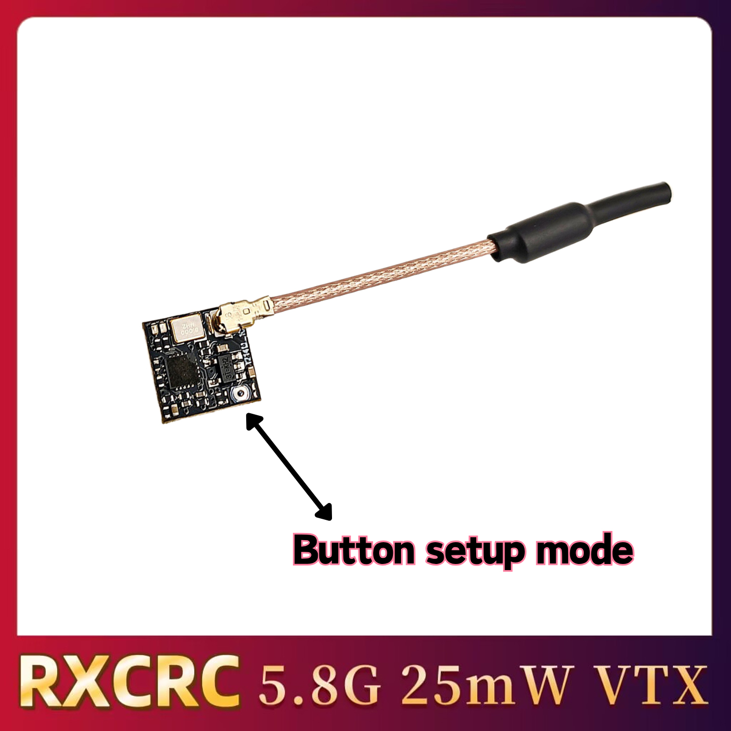 RXCRC 5.8GHz 48CH FPV 25mW Ana - Receiver Rc Drone 评论和价格