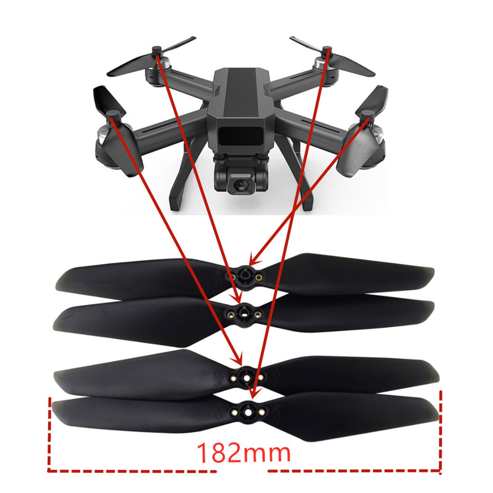 Black Plastic Propeller Prop R - Drone Mjx Rc 评论和价格